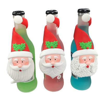 China Worldwide Handwork Hotel Supplie Decoration Santa Claus Polymer Clay Wrap Bottle from DMO Yiwu bobao for Christmas Holiday for sale