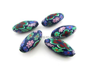 China China Professional Handmade Polymer Clay Chakra Stones Beads for sale