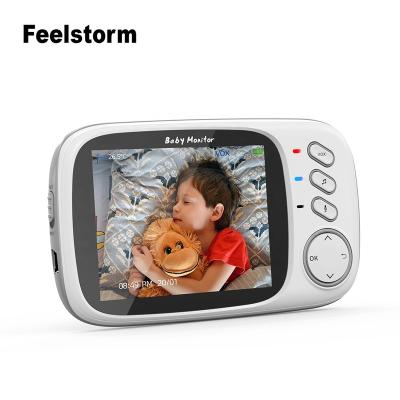 China Manufacturer Built-in Siren Baby Monitor with Camera and Audio Smart Radio 2022 Portable Baby Monitor for Baby Pet Monitoring Indoor Use for sale