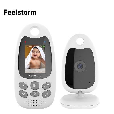 China New Smart Music Player Baby Monitor Nanny Camera Support Voice Visual Intercom with Portable Digital Color Screen for Baby Sleep Monitoring for sale