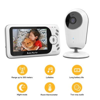 China Built-in Smart Wireless Portable Child Monitor Baby Monitor Baby Monitor Touch Siren System Home Monitoring with Color Digital LCD Display Screen for sale