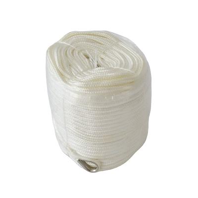 China Boat Mooring Nylon Double Braid Anchor Rope Dock Line With Thimble SS316 for sale