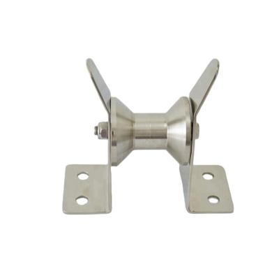 China Boat Mooring 316 Stainless Steel Bow Roller Chain Guide Roller for sale