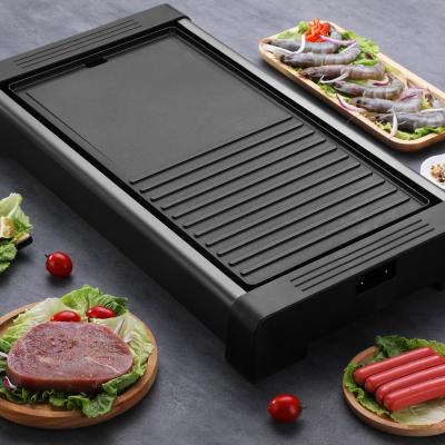 China Factory Price 2300W Family BBQ Cooking Machine Electric Pan,Korean Electric BBQ Grill Pan for sale