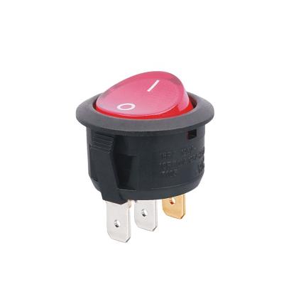 China IBAO Electronic Device Rocker Switch Factory Round ON-OFF-ON Series With Waterproof Case Available For Medical Equipment for sale