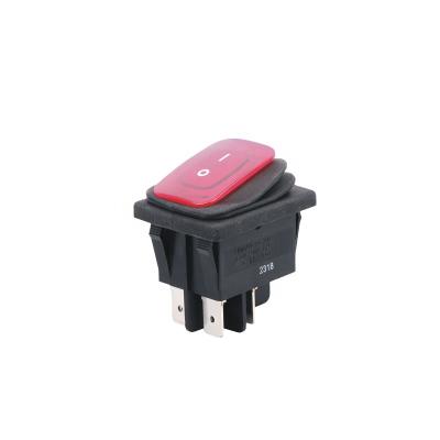 China RCE All Purpose Waterproof Rocker Switch With Cover Light 16A / 250VAC Certificated Switches for sale