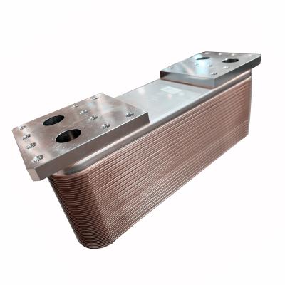 China Copper Plate Heat Exchanger Compact Plate Heat Exchanger for Water Cooling & Heating Te koop