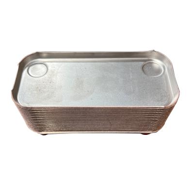 China Industrial Water Air Conditioner Heat Pump Plate Evaporator Stainless Steel Brazed Heat Exchanger for sale