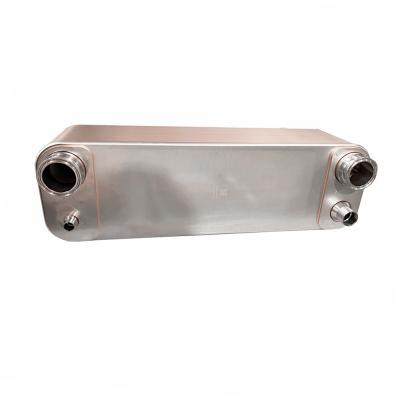 China High Temperature Durable Copper Brazed Plate Heat Exchanger for Dairy Water Chiller zu verkaufen