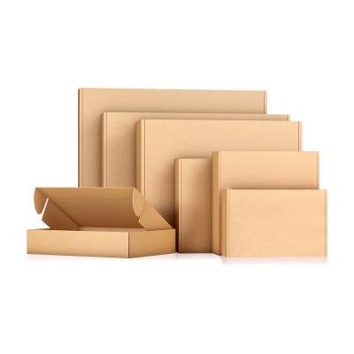 China Recycled Biodegradable Eco Friendly Materials Delivery Box Materials Private Label Clothing Cardboard Packaging Custom Corrugated Box For Clothes for sale