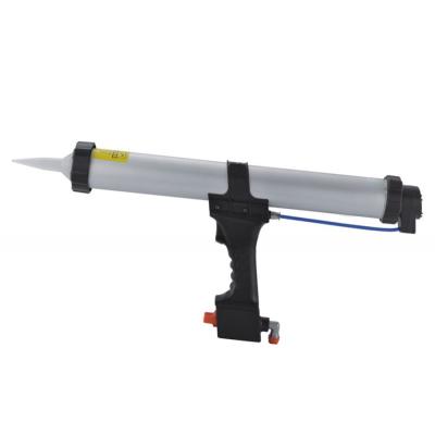 China 21inches Pneumatic Silicone Gun Non Drip Caulking Gun With Aluminum Barrel for sale