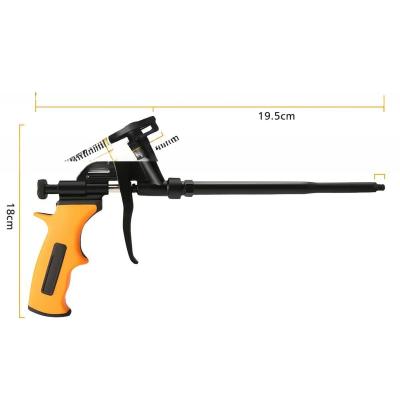 Chine Un composant bricolage pistolet en mousse de pulvérisation de polyuréthane avec vis réglable légère à vendre