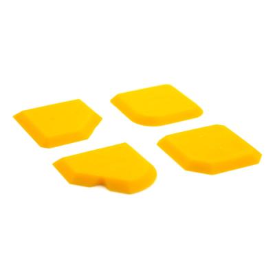 China Best Selling 4pcs Yellow Caulking Wiper Sealant Wiper Silicone Sealant Wiper for sale