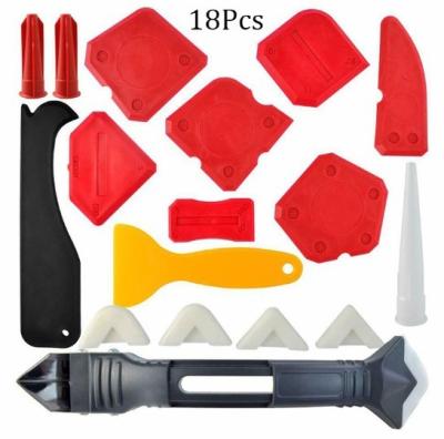 China 18pcs Caulking Tool Kit Sealant Spatula Silicone Sealant Spatula for sale