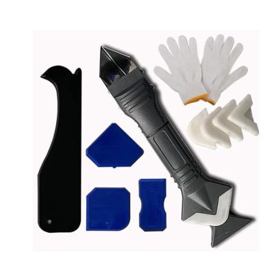 Cina Kit di attrezzi per il caulking, silicone troweling pad liscio con vecchio scraper in acciaio inossidabile, scraper sigillante in vendita