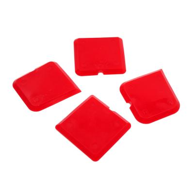 China Herramienta de eliminación de calca de silicona 4pcs Herramienta de acabado de calca de color rojo en venta