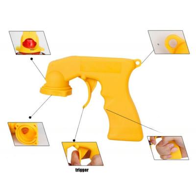 China OEM Aerosol Spray Can Gun Spraypaint Gun With Full Grip Trigger Locking Collar for sale