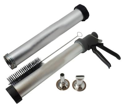 China Heavy Duty Pro Level Meat Jerky Gun Met 2 sproeiers Aluminium BC-4995-15 inch Te koop