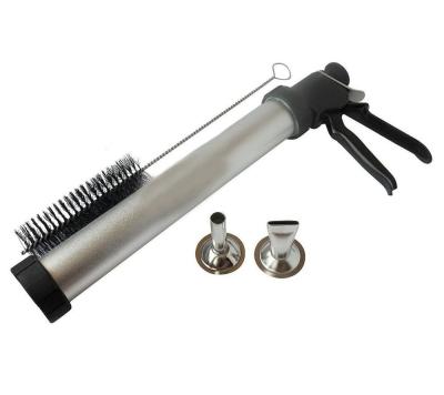 China Heavy Duty Pro Level Meat Jerky Gun With 2 Nozzles And Brush 1.5Lbs Capacity for sale