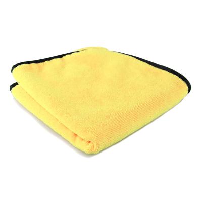 China Plush Geel Microfiber Auto Reinigingsdoek Autoverwas Handdoeken Meerdere doelen Te koop