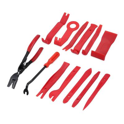 China 13 Pcs Auto Trim Panel Removal Tool Set Fastener Clips Removers Strong Nylon Door Panel Tool Kit for sale