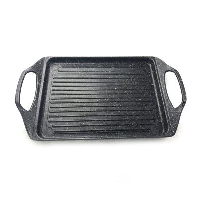 China Sustainable Non-Stick Pfluon Die Casts Aluminum Grill And Griddle Pan for sale