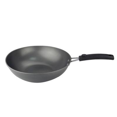 China Durable Non Stick Carbon Steel Wear Resistant Wok for sale