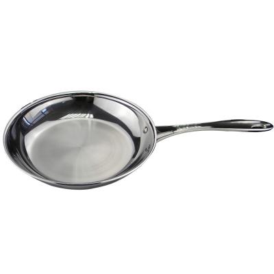 China Sustainable Home Kitchen Stainless Steel Frying Pan / Frying Pan for sale