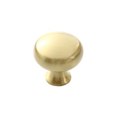 China Modern High Quality Simple Brass Under-Drawer Single Brass Cabinet Door Handle Wardrobe Hardware Cabinet Furniture Pure Copper Copper for sale