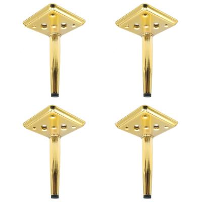 China Modern Multi Inch Gold Triangle Black Table Leg Wholesale Price Furniture Cabinet Leg Chrome Metallic Furniture Legs Silver for sale