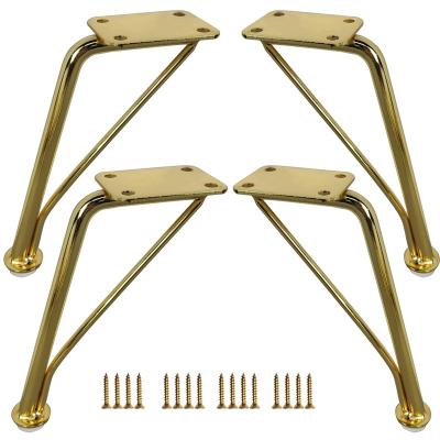 China Custom Luxury Brass Cabinet Sofa Legs Modern Factory Direct Metal Chrome Bed Sideboards Metal Furniture Legs For Sofa for sale