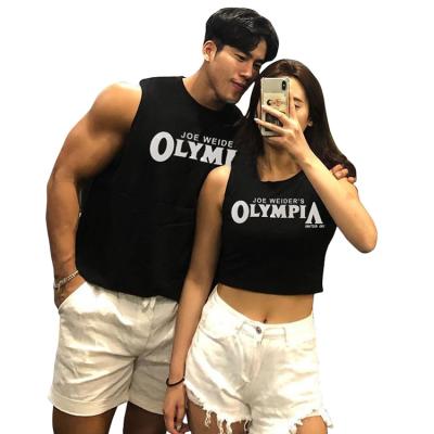 China Custom Logo Men's Breathable Muscle Tank Top Bodybuilding Singlet Workout Training Gym Sweat Vest Sporty Running Vest for sale