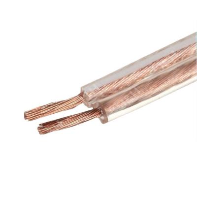 China Speaker 1.5mm Speaker Wire 12 Gauge Flat Pure Copper Speaker Cable for sale