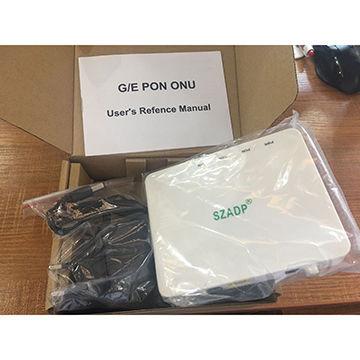 China FIBER OPTICAL ROUTER ONU 1 port GE Fiber Optic Cable SZADP WHOLESALE PRICE for sale