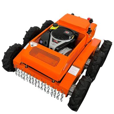 China Anti-slip TANK8000 Tracked Radio Controlled Grass Cutter Robotic Mowers for sale