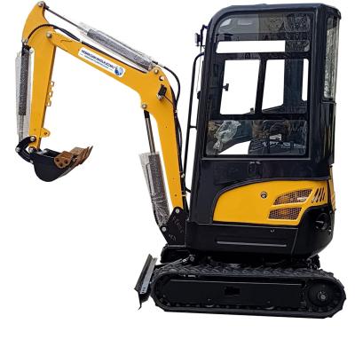 China Hotels 1.5 ton mini excavator Price Micro Mini Digger Small Hydraulic Crawler Mini Excavator For Sale for sale