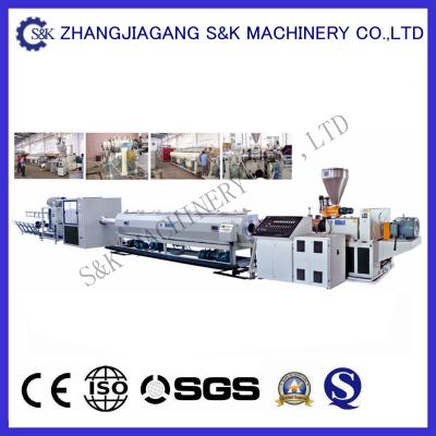 China Plastic Large Diameter Pe Hdpe Pipe Extrusion Line For Water Supply Single pipe extruder  CE for sale