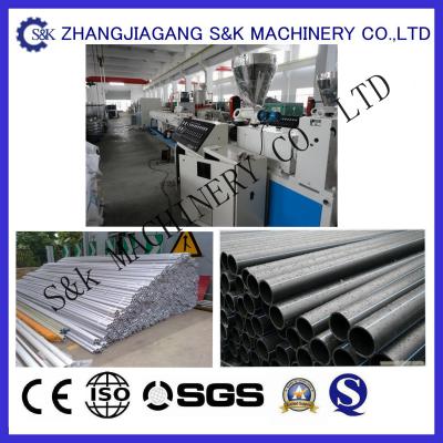 China Big capacity Large Diameter Pvc Plastic Pipe Extrusion Line Double Screw Extruder With Ce for sale