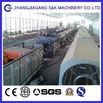 China PP PVC Pipe Extrusion Machine For Discharge Pipes , Plastic Extruder Machine for sale