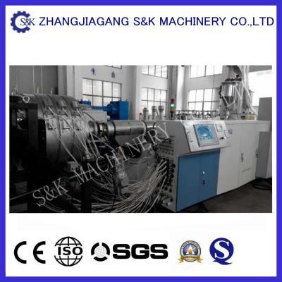 China Black Drainage pipe PP Extrusion Machine ,19500 N traction profile extrusion machine for sale