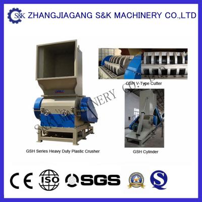 China V - type Blades PVC Crusher Machine For Crushing Plastic Film / Blow Molding Barrels for sale