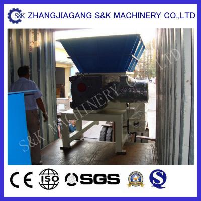 China Recyling WPC Two Shaft  Wood Crusher Machine Shredder Equipment Low Noise for sale