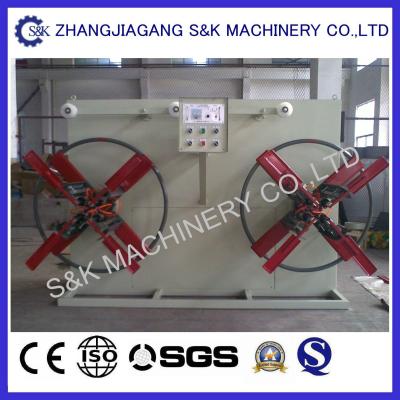 China WPA100 PE Pipe Winding Machine 40m/min 10N M SPS-32 Double SC 50×75 for sale