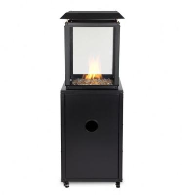 China outdoor LPG heater pyramid patio heater firepit gas for garden and patio with tempered glass stones P1201A CE approval P1201 for sale