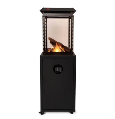 China stand firepit infrared gas with visible flames commercial gas fire pit burner outdoor living room heater LPG heater CE approved P1201A for sale