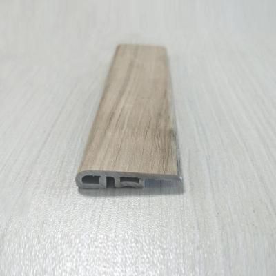 China Raincoat ; Flame Retardant SPC Floor PVC Skirting Cheap Floor Panel Accessories Bezel for sale