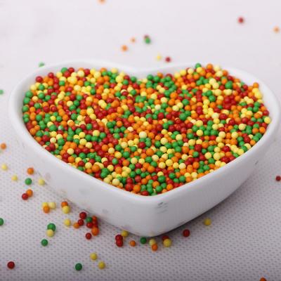 China Sweet Pearl 2mm Edible Colored Artificial Color Sugar Ball / Natual Mini Color for sale