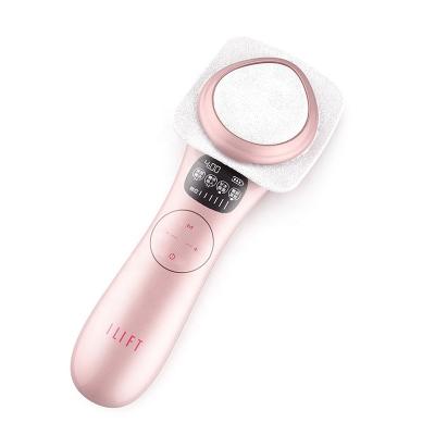 China 2020 New Hot Sale Anti-Puffiness Portable Light Therapy Handheld Ionic Facial Massager for sale