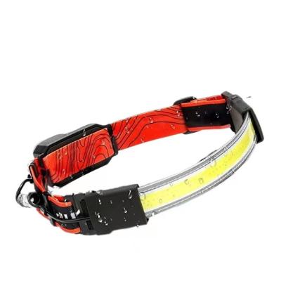 China 2022 Hot Selling LANDSCAPE Silicone 5V LED Headband Flood Light Rechargeable Smart Detection Strip For Mountaineering Camping Suite for sale