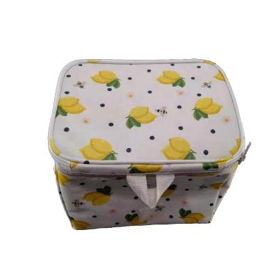 China 600D Custom Food Delivery Cooler Logo Printed Insulated Lunch Thermal Shopping Bag for sale